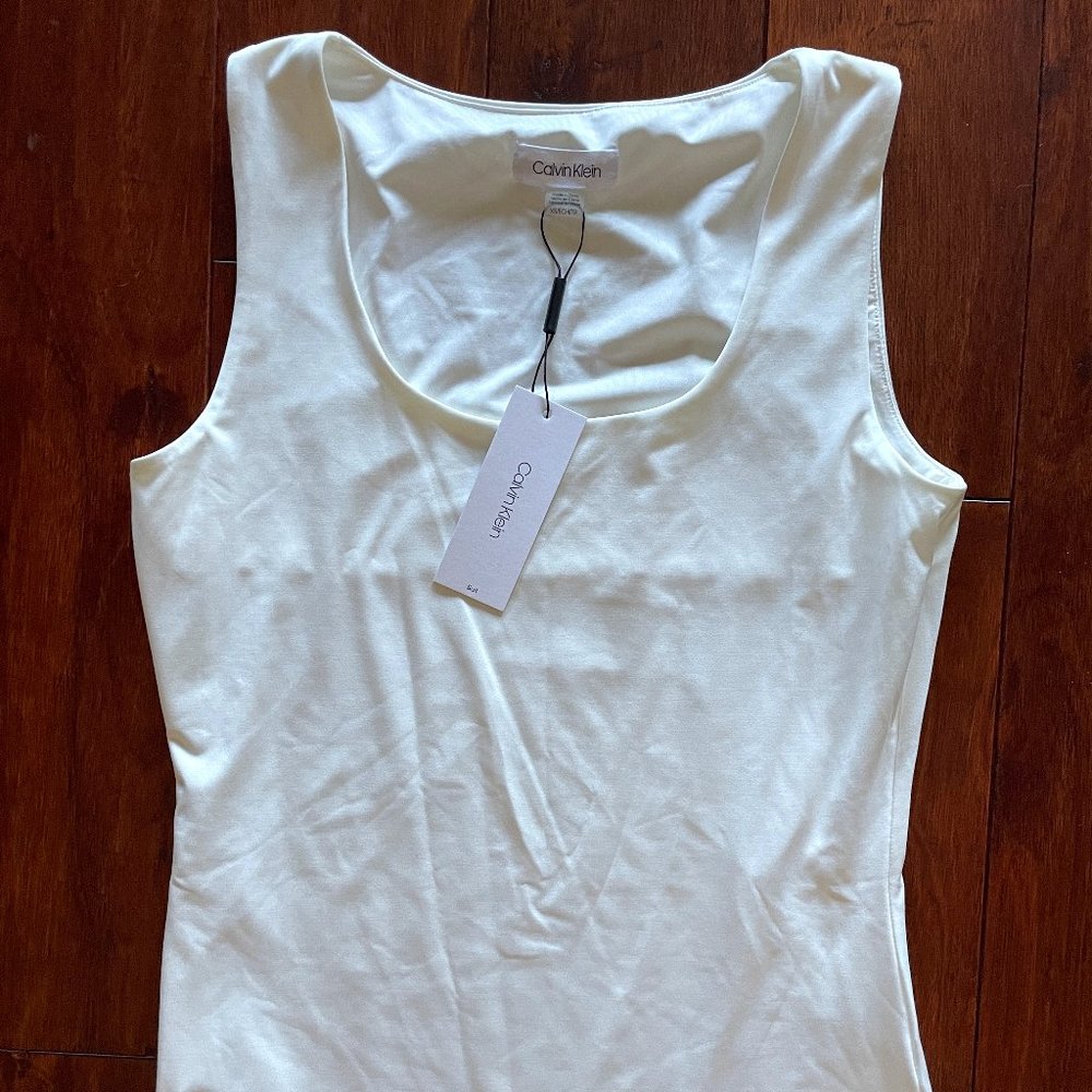 Calvin Klein White Tank/Shell